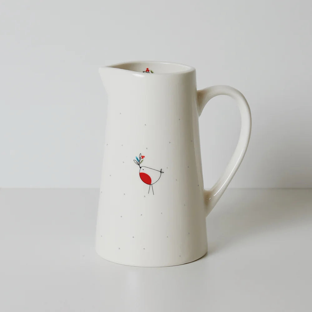 Ceramic Jug Medium Robin