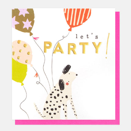 Let's Party Spotty Dog