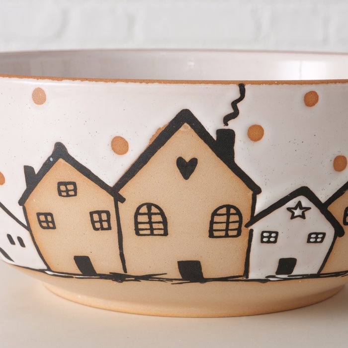 Stoneware Gingerbread Bowl