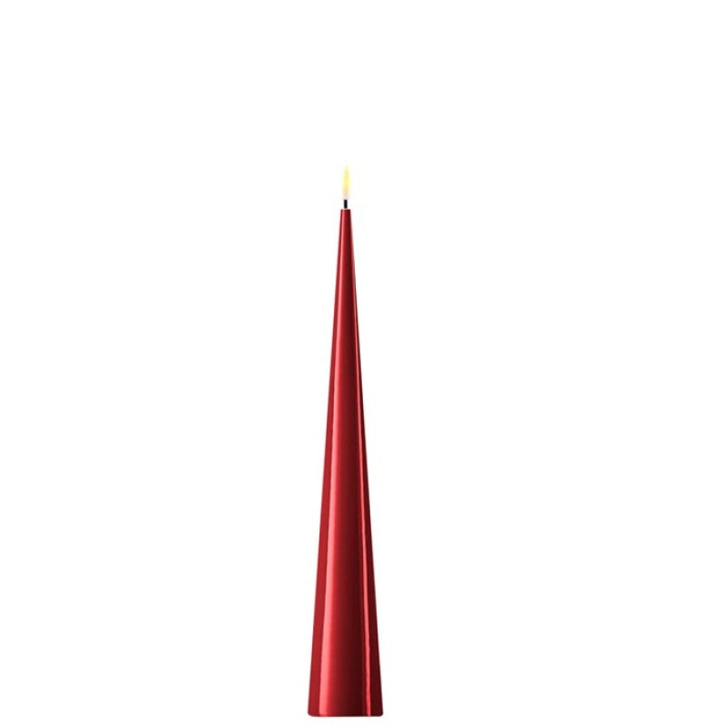 Cone Candle Bourgogne 28 cm