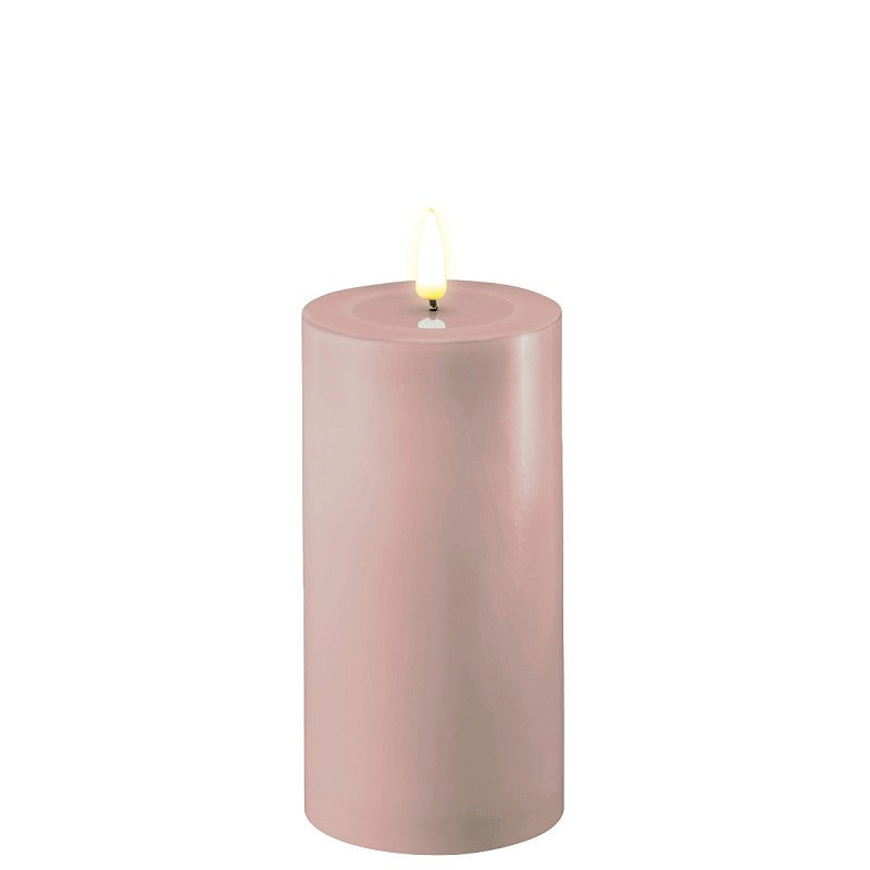 Rose LED Candle D 7.5 15cm