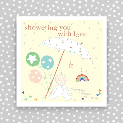 Baby Shower - Showering You With Love Card