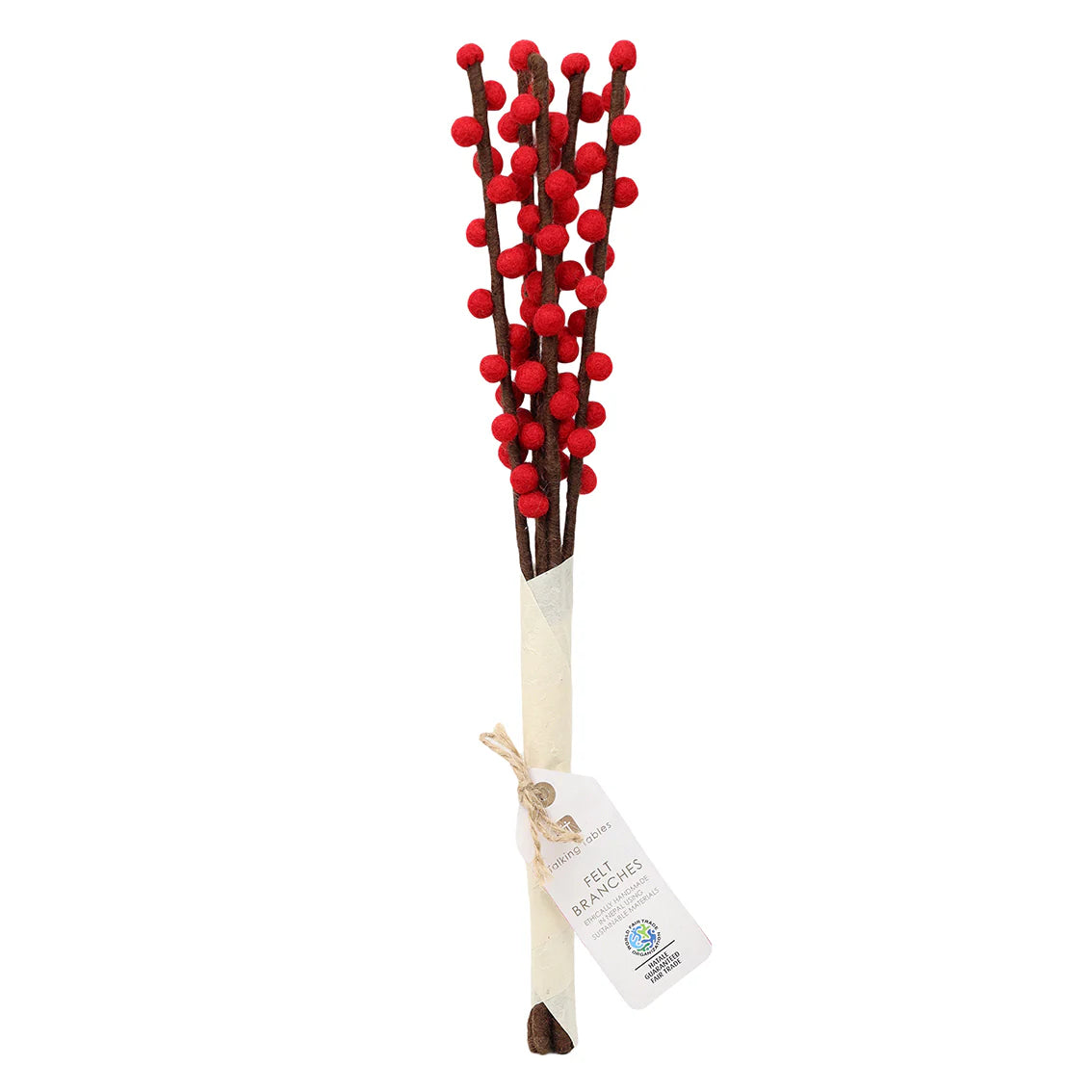 Red Felt Branches (Pack of 5)