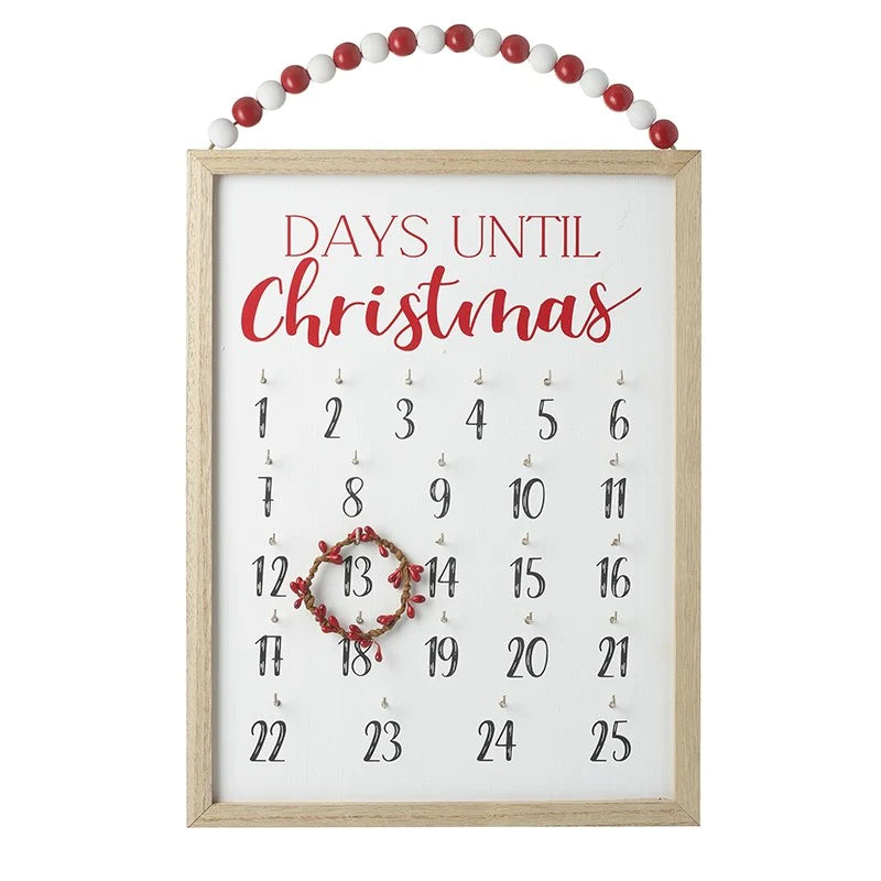 Days Until Christmas Calender