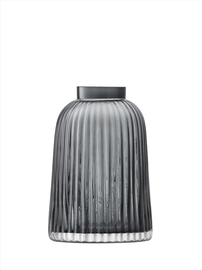 LSA - Pleat Vase Grey 20cm