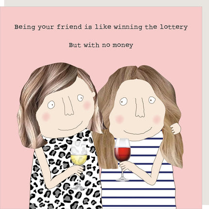 Friend Lottery Birthday Card