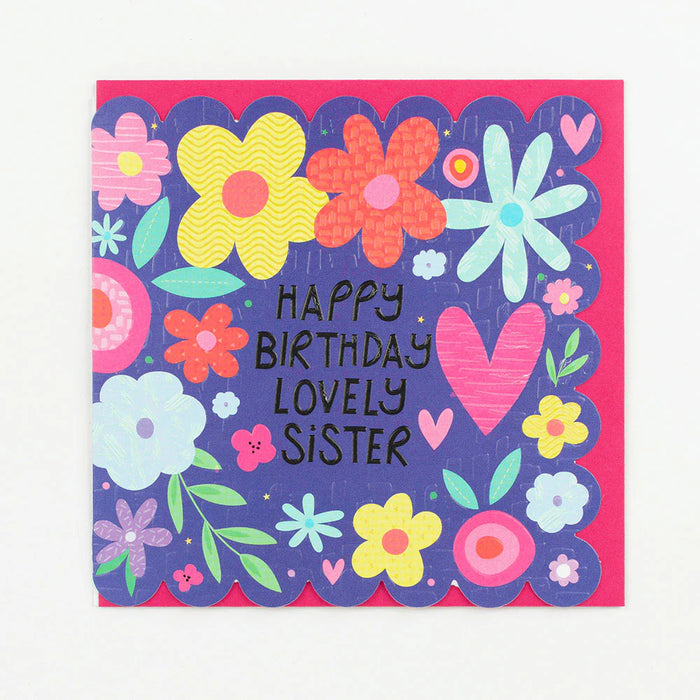 Sister Happy Birthday Card