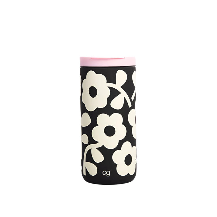 Mono Floral Stainless Steel Travel Mug