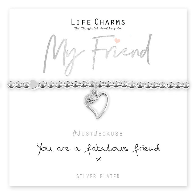 Fabulous Friend Heart Bracelet