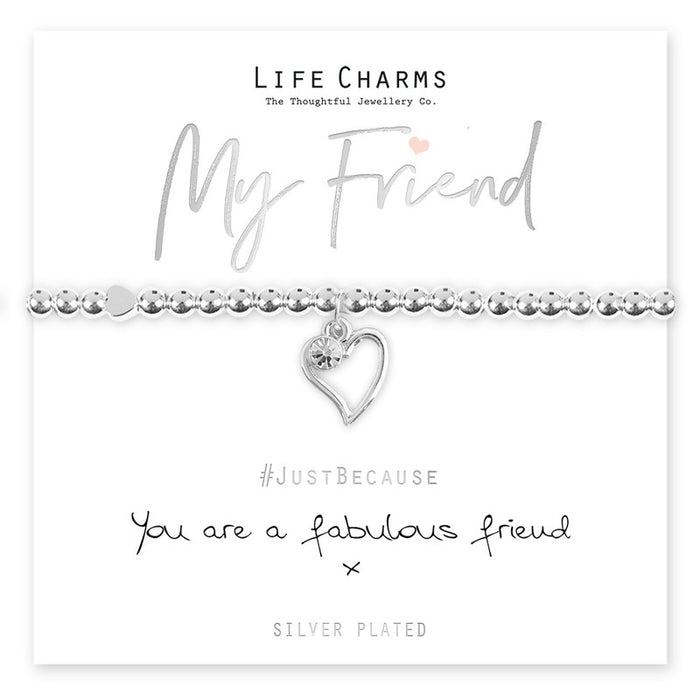 Fabulous Friend Heart Bracelet