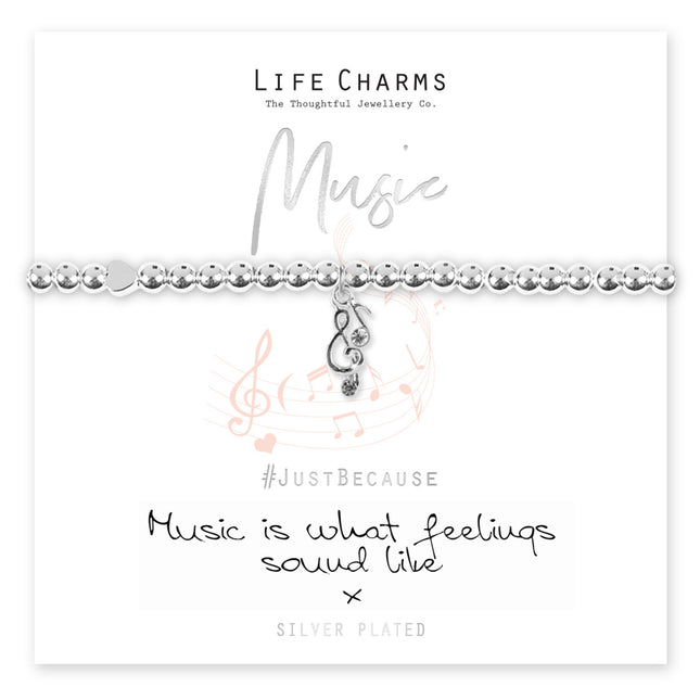 Music Is What Feelings Sound Like Bracelet