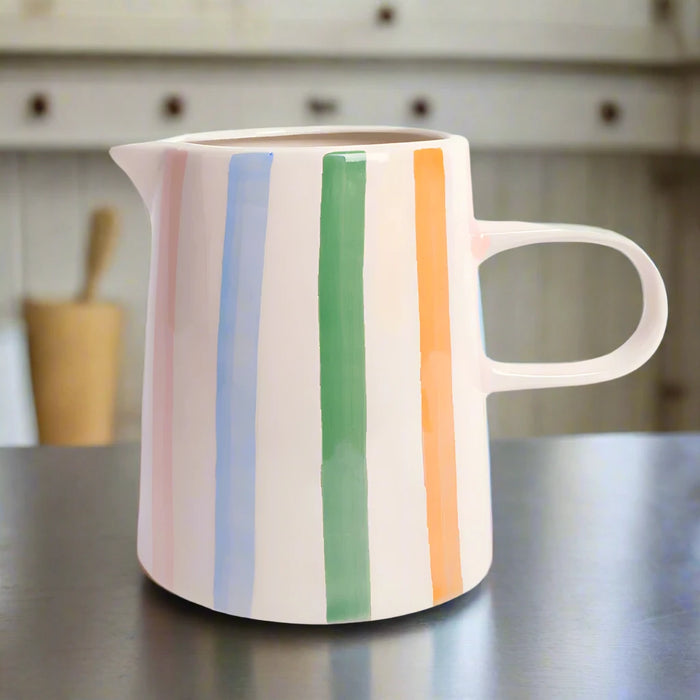 Multi Stripe Large Jug