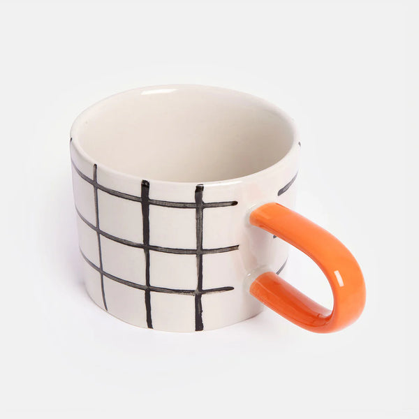 Mono Grid Mug