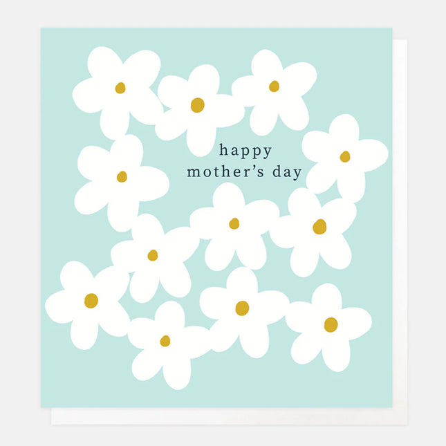 White Flowers Mother's Day Card