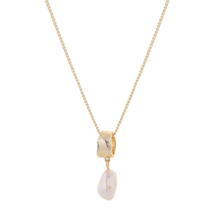 Freshwater Pearl Necklace Gold