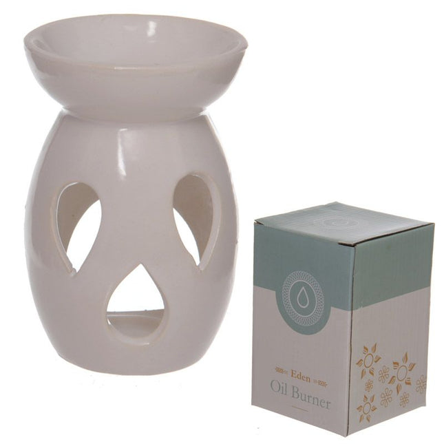 White Tear Drop Cut-Out Wax Melter