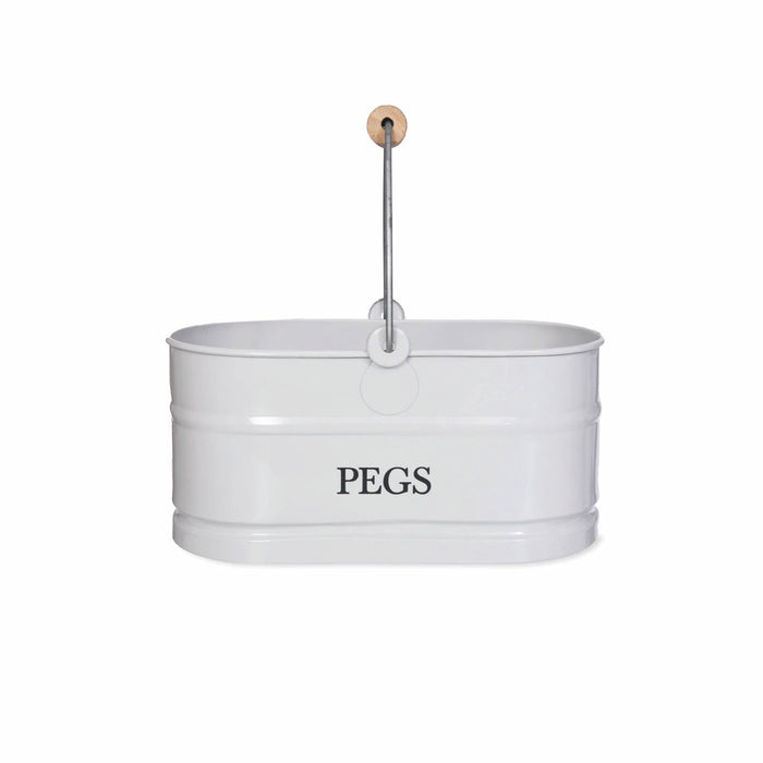 Steel Peg Bucket - Chalk