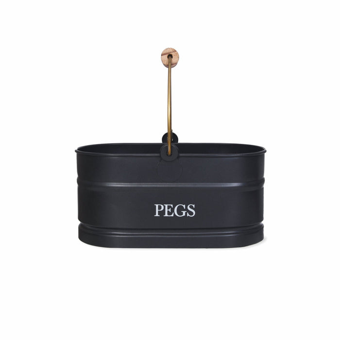 Steel Peg Bucket - Carbon