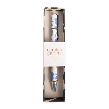 Blue Floral Boxed Pen