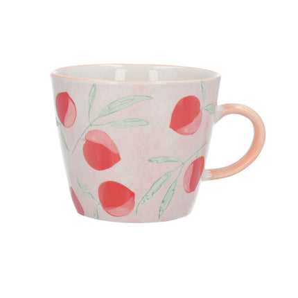 Peaches Stoneware Mug