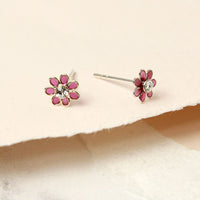 Tiny Flower Stud Earrings