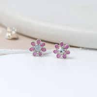 Tiny Flower Stud Earrings