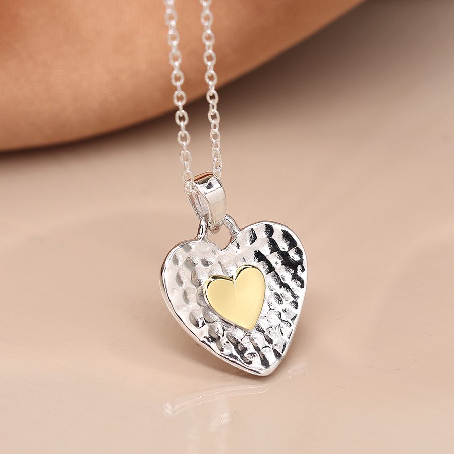 Sterling Silver Heart Pendant Necklace