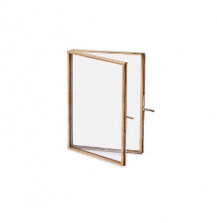 Folded Danta Frame - Antique Brass 5x7