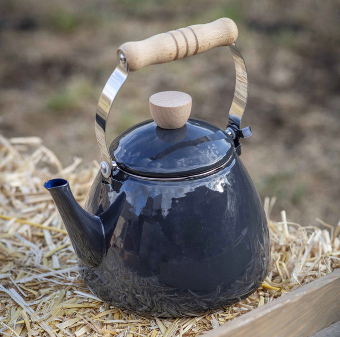 Enamel Stove Kettle - Carbon