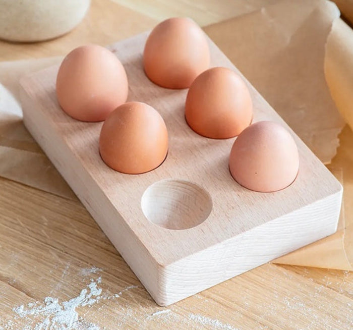 Wooden Borough Egg Holder - Beech