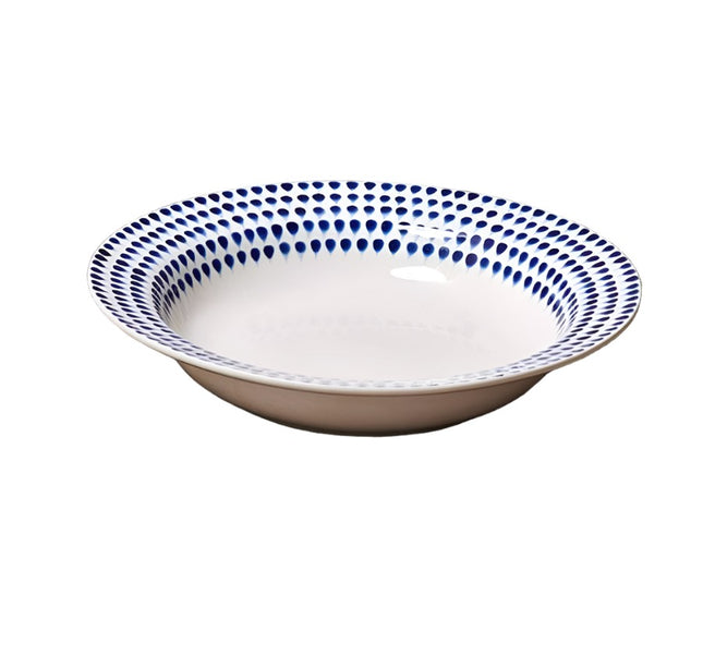 Indigo Drop Pasta Bowl