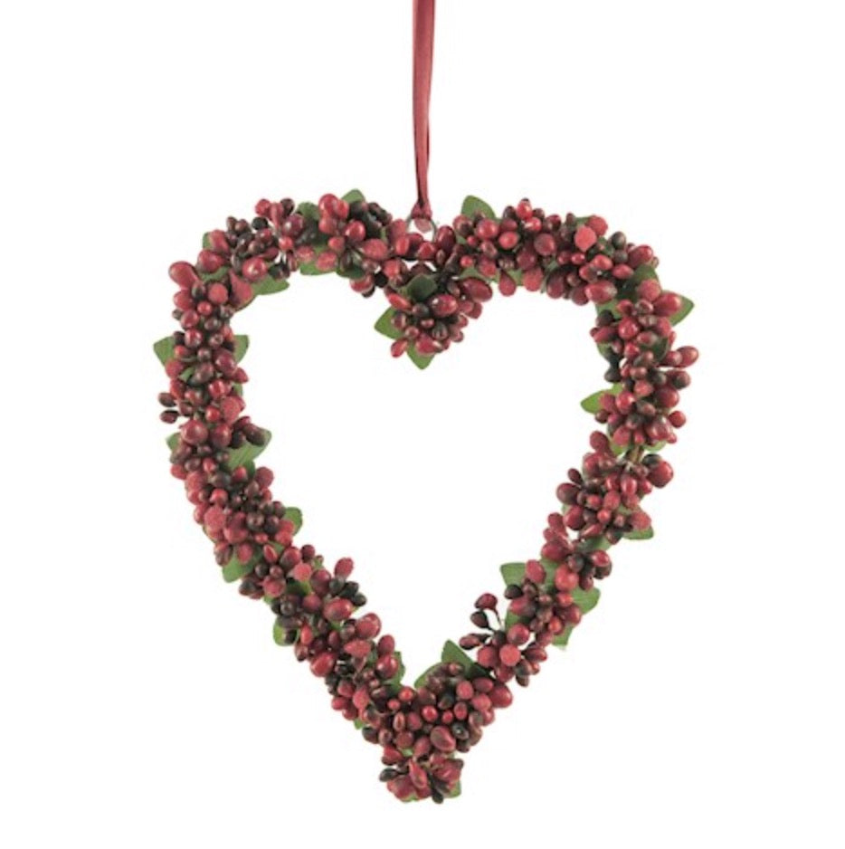 Red Medium Berrybud Heart