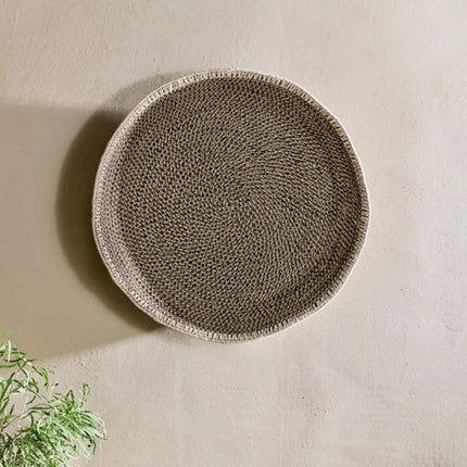 Sadie Basket Wall Art - Black & Natural Large