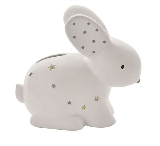 Bambino White Rabbit Money Box