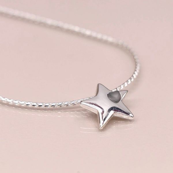 Silver Plated Star Necklace