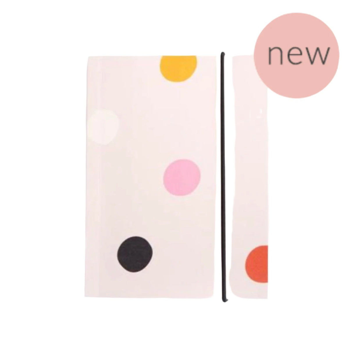 Pale Pink Dotty Small Chunky Notebook