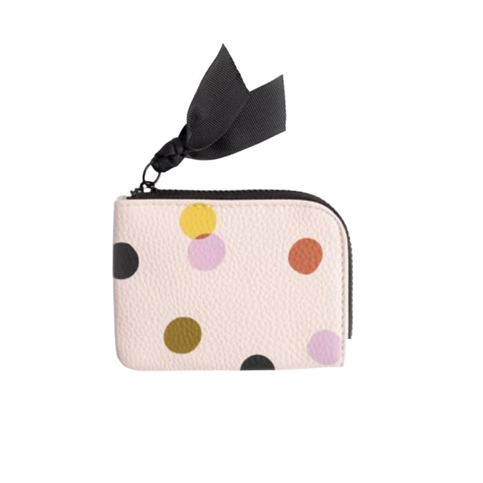 Pale Pink Dotty Corner Purse