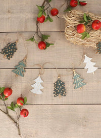 Wooden Trees Garland