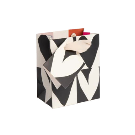 Mono Checkmate Heart Small Gift Bag