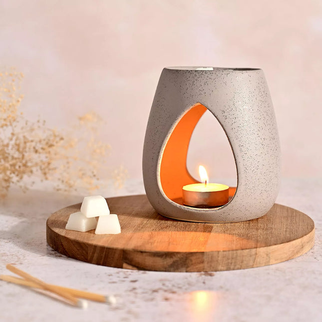 Serenity Wax Melt Burner - Grey