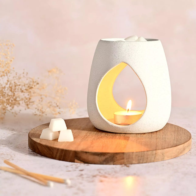 Serenity Wax Melt Burner - White