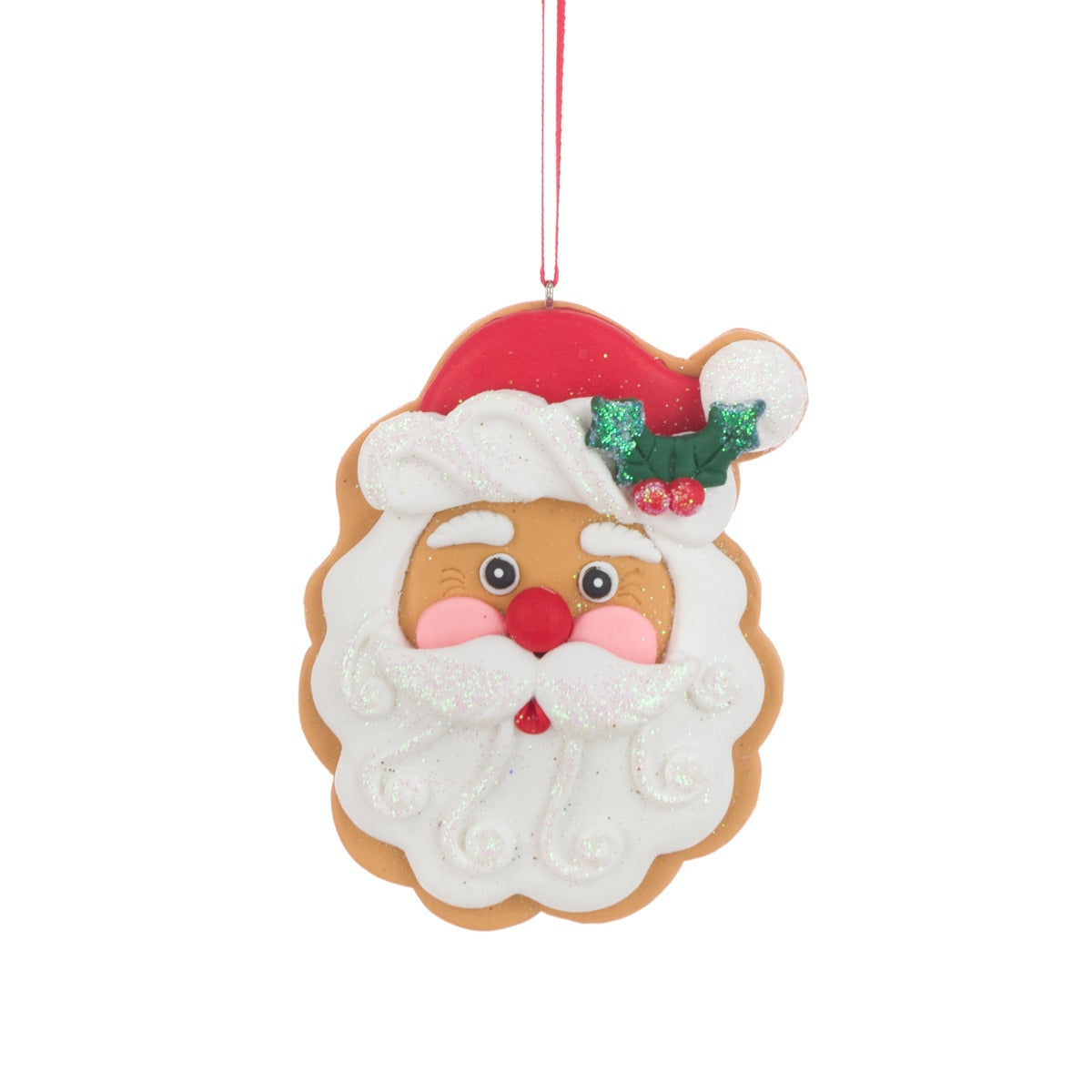 Gingerbread Santa Head 9cm