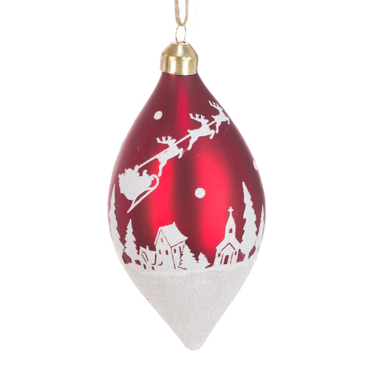 Glass Edyth Finial Bauble