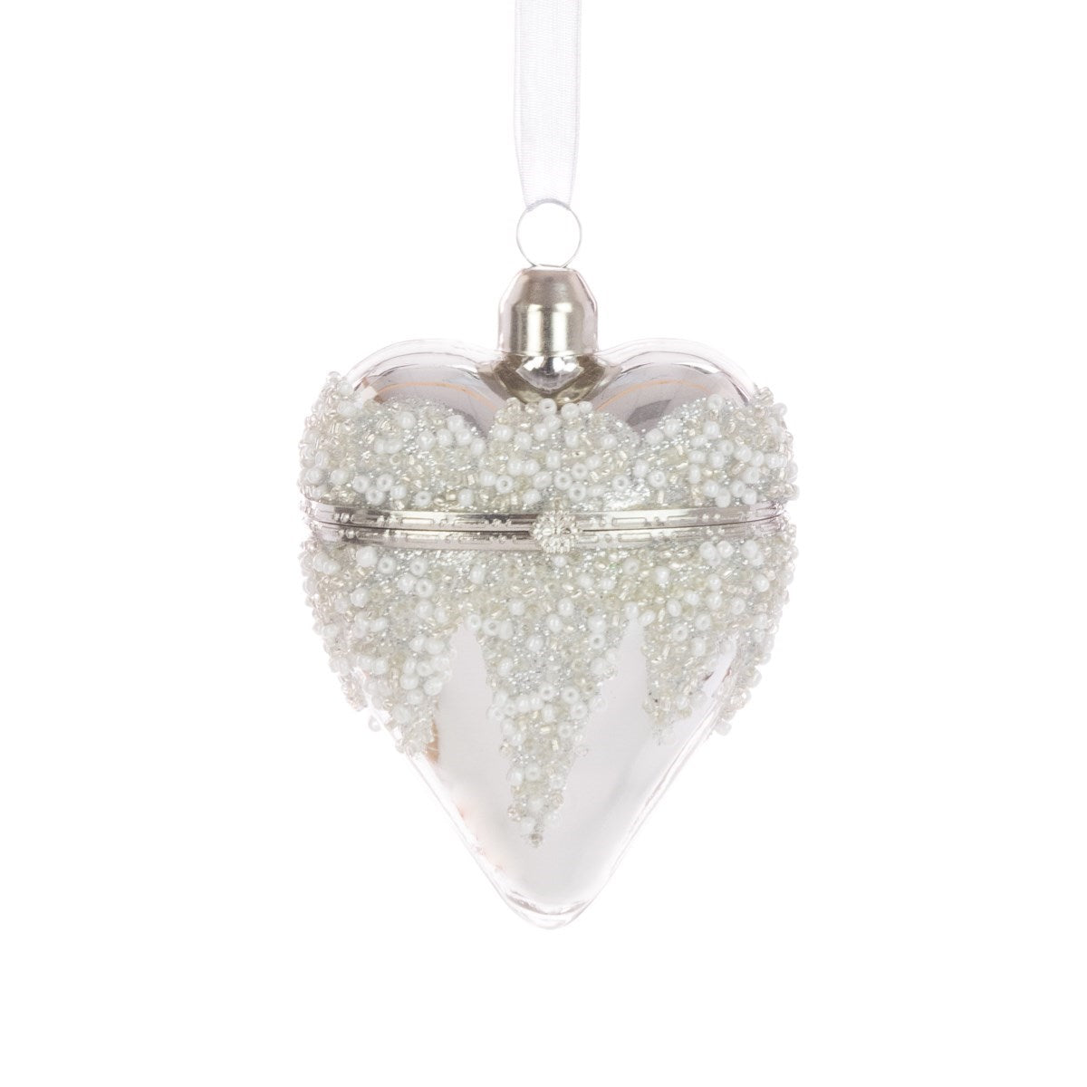 Glass Heart Locket 9cm