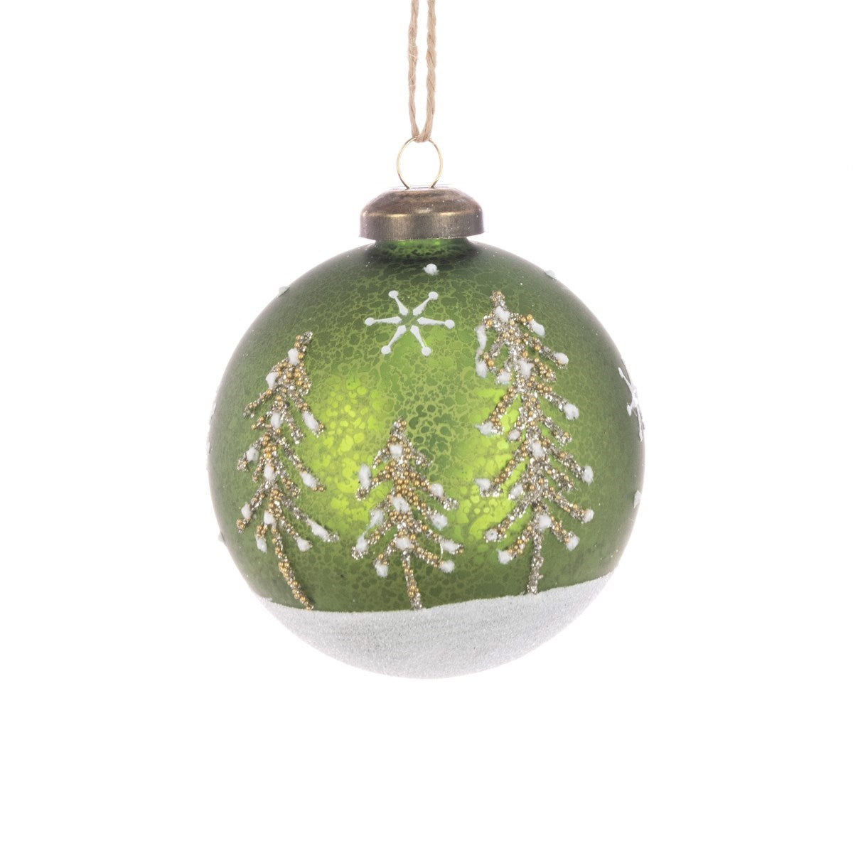 Glass Tree Bauble 8cm