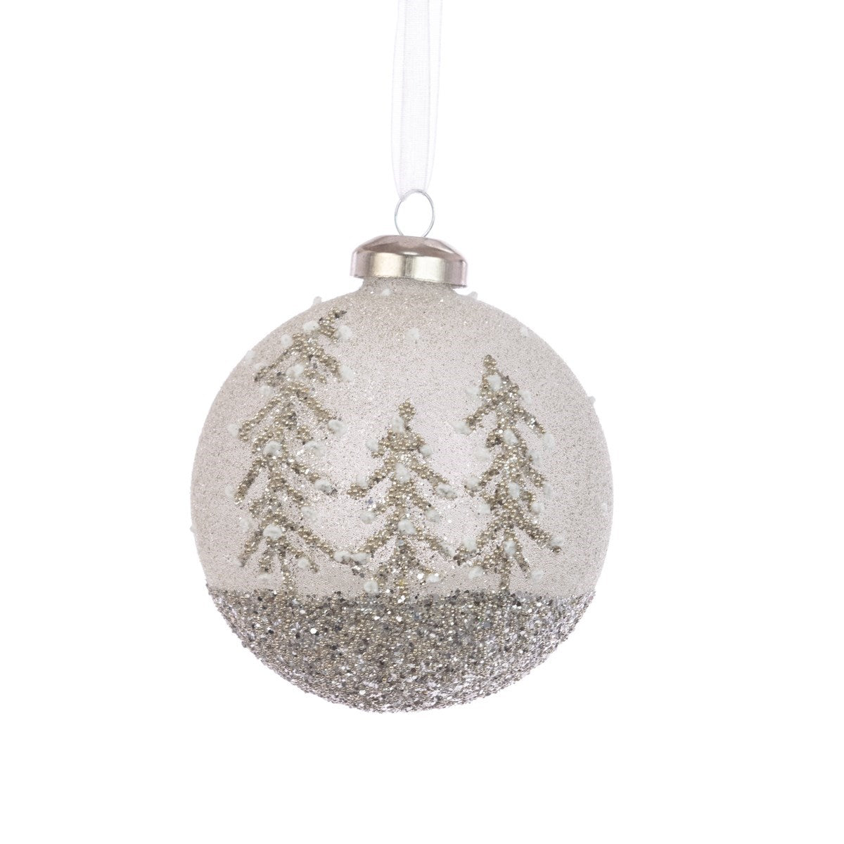 Glass Tree Bauble 8cm