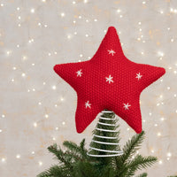 Knitted Star Tree Topper 28cm