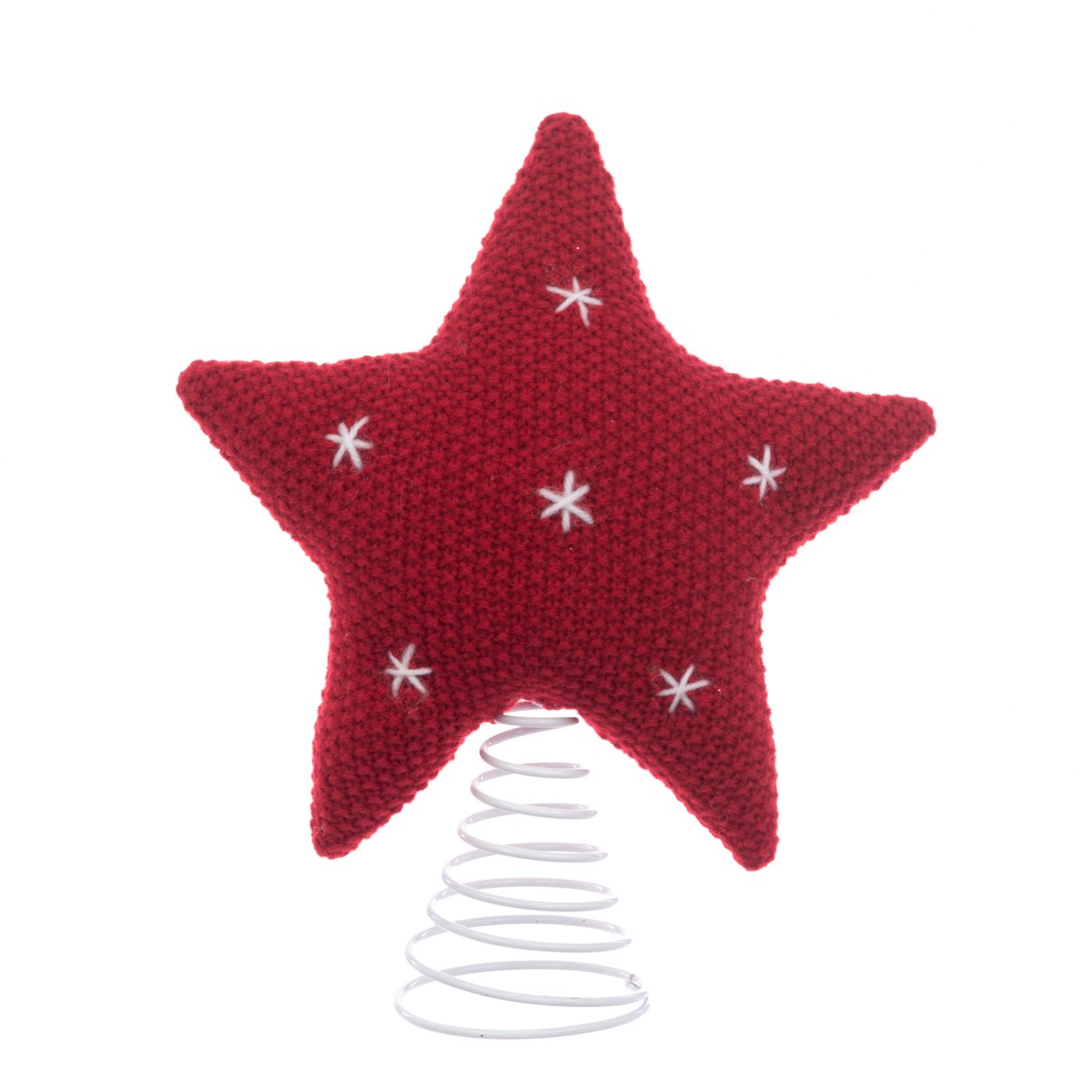 Knitted Star Tree Topper 28cm