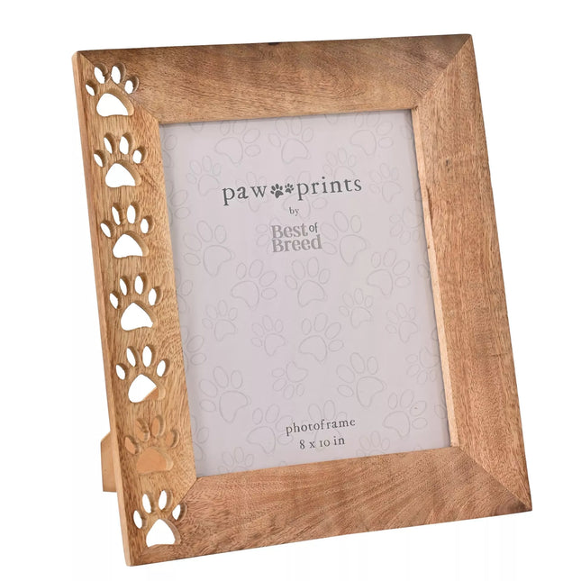 Best of Breed Paw Prints Mango Wood Frame (8 x 10 Inch)