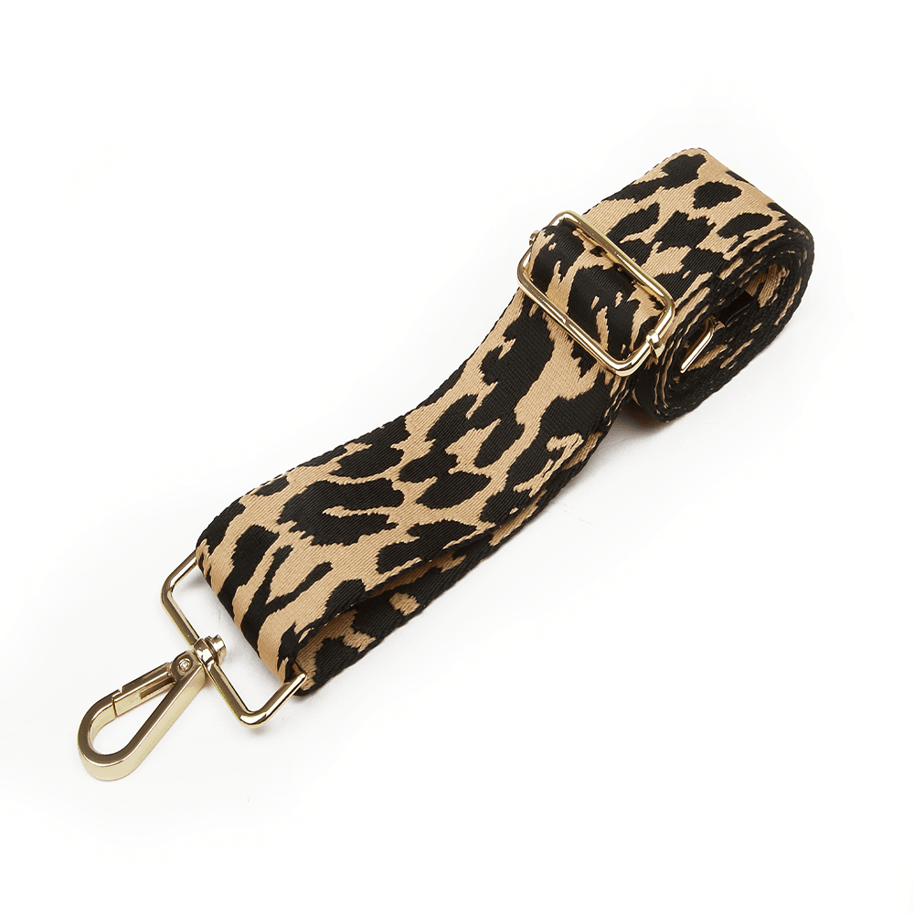 Harper Double Zip Leopard Handbag Black | Handbags | SWANKYSWANS